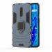 TRIFTY OnePlus 7 Pro Blue Plastic, Thermoplastic Polyurethane Heavy Duty Shockproof Armor Kickstand with Ring Holder Case Cover