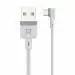 Portronics Connect L POR-1403 Fast Charging 3A Type-C Cable 1.2 M with Charge & Sync forType C(White)