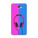 MobiEra Samsung Galaxy J7 Prime Multicolor Simple Headphone Design Plastic Hard Case Cover