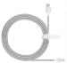 Tech Gear Micro USB Cable 3 m 10ft Long MICRO USB Cable Rapid Charger Sync USB Wire Z3X (Compatible with android mobile, White, One Cable)