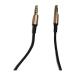 Hybite plastic Aux Cable With Mic 24k Gold Plated 3.5 Mm