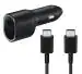 eKus Samsung Car Charger Super Fast Charging 2.0 Dual Port (45W And 15W)