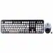 ZEBRONICS Companion 301 2.4GHz wireless keyboard & mouse combo - Black + Grey