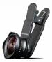 Adcom AD-16MM Professional HD Wide Angle + Macro Mobile Phone Camera Lens - Compatible with All iPhone & Android Smartphones (Black)