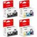 Canon Combo Pg 89 Twin and Cl 99 Twin Ink Cartridge [Set of 4] Compatible with Pixma E560 Printer
