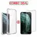 Kite Digital iPhone 11 PRO Transparent Bumper Shock Proof Corner Soft TPU Silicone Flexible Back Case Cover and Premium Tempered Glass Screen Protector