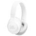 JBL Live 650BTNC, Over Ear Active Noise Cancelling Headphones with Mic, JBL Signature Sound, Quick Charge, Dual Pairing, AUX, Built-in Alexa & Google Assistant (White)