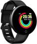IMMUTABLE Id118 Plus Bluetooth Smart Fitness Band Watch With Heart Rate Activity E16 With Black Strap