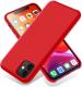 Realcase Red Silicone, Thermoplastic Polyurethane Back Cover Case For Iphone 11