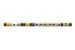 Radhe Flutes PVC Fiber C Natural Bansuri Middle Octave LEFT HANDED