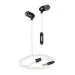 Foxin T2 in-Ear Sweat-Proof Wired Earphones with 10 mm Bigg Bass Driver, in-line Mic, Noise Cancelling Headset with 1.2m Tangle-Free Cable for iOS and Android Smartphones (Black-White)