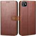Niger Gionee Pro Max Brown Artificial Leather Scratchproof and Shockproof Flip Cover with Holder