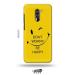 Tweakymod Printed Funny FAce Yellow Back Cover For Poco F1