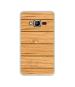 Casotec Wooden Texture Pattern Design Printed Silicon Soft TPU Back Case Cover for Samsung Z2