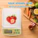 ShopiMoz Digital Kitchen Scale, Weight Machines for home,10kg scale Weight Machine, Weight Scale Kitchen, Kitchen Weight Machine, (WHITE)
