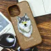 SUNNY FASHION iPhone 15 Premium Santa Barbara Case Cover - Wolf