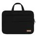 Shopizone Black Polyester Laptop Bag Sleeve Notebook Case Soft Cover For Dell Hp Macbook 15.6 inch
