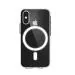 LIRAMARK Magnetic MagSafe Compatible Protective Clear Case for Apple iPhone X/XS (Transparent)