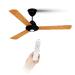 zunpulse Revelle smart BLDC ceiling fan Oak White with multiple speeds and remote control