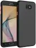INDIACASE Samsung Galaxy On7 Prime Black Translucent, Shockproof, Hard Back Cover