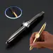 MMAK Rotating Gyro Pen with LED Light to Help ADHD Stress Reducer Thinking Ballpoint Gift Pen(Grey)