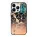 Qrioh Bronze Texture Glass Case for Apple iPhone 14 Pro