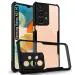 Fashionury Shockproof Crystal Clear Back Cover Case for Samsung Galaxy A23 5G | 360 Degree Protection | Protective Design | Transparent Back Cover Case for Samsung A23 5G (Black Bumper)
