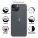 Casotec Slim Soft Silicon *Anti Dust Plug* Shockproof Transparent TPU Back Case Cover for Apple iPhone 13 Mini - Clear