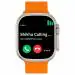 ZEORGIA T800 Ultra 1.9 Inch Display Bluetooth Calling SmartWatch (Orange)