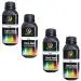 Print Star Black MonoToner Powder Bottle with Universal Compatibility for Samsung Cartridge Printers Universal Compatible with All Samsung Printers - 80gms (Pack of 4)