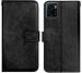 AmericHome Vivo Y15s, V2125, Vivo Y01 V2118 Black Artificial Leather Mobile Flip Cover