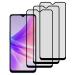 Kite Digital [Pack of 3] Oppo A57 5G Matte Finish [Black] Tempered Glass Screen Protector with Edge to Edge Coverage - Easy Installation Kit