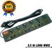 Sanhan ELECTRIC BOARD POWER STRIP MULTI PLUG 7 socket 6 switch best quality 7 Socket Extension Boards (Black, 3.5 m)