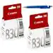 Canon PG 830 Twin Ink Cartridge (PACK OF 2)With 3in1 Multi-Function Mobile Phone Stand
