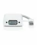 PremiumAV Mini Display Port To VGA Female Adapter For MAC Gaming Adapter (Whitw, For Mac OS)