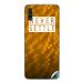 GADGETSWRAP Printed Vinyl Skin Sticker for Samsung Galaxy A70 - Never Settle Orange Squares