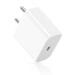 Ziox 20W Type-C PD Super Fast Charger Wall Adapter Quick Charge 3.0 Compatible for iPhone 13/13 Mini/13 Pro Max/12/12 Pro Max, iPad Mini/Pro, Pixel, Galaxy, Airpods Pro and All C-Type Supported Andriod Device (Adapter Only)