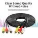 Digway 3 RCA to 3 RCA Composite Audio Video AV Cable 3 RCA to 3 RCA Cable for LCD, LED, DTH, Set Top Box Projector TV Etc.(1.2 Mtr.)