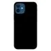 MobiEra Apple iPhone 12 Plain Black Design Plastic Hard Case Cover