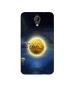 Casotec Moon View Design Printed Silicon Soft TPU Back Case Cover for Panasonic P85