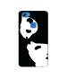 Casotec Panda Drawing Design Printed Silicon Soft TPU Back Case Cover for Vivo V7