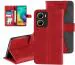 Autofocus Faux Leather Back Case Flip Cover for Vivo T2X 5G with ID Card Slot | Foldable Stand | 2 Card Slot | 1 Cash Slot | Magnetic Closure - Executive Red, 22975