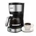 Agaro Royal, 750W, 4 Big Cups, Drip Coffee Maker with 600ml Borosilicate Glass Carafe Jar, Silver