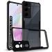 Fashionury Shockproof Crystal Clear Back Cover for Samsung Galaxy A35 5G | Protective Design | 360 Degree Protection | Transparent Back Cover for Samsung A35 5G (PC, TPU | (Black Bumper)