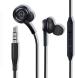 Mi-Sts Black A Kg Earphone Best Sound Quality Wired Headphone New Design Look Wired Headset, In The Ear
