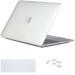 iFyx Compatible with MacBook Retina 12 inch A1534 Case Cover 2017-2015 Release Protective Plastic Hard Shell Case Cover + Keyguard Skin + Dustpluges Set (Crystal Clear)