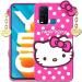 BINTAGE Back Cover for Nokia TA-1053 DS, Nokia 5 (Pink, Grip Case, Pack of: 1)