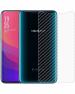 GADGETRONICS Oppo Find X Transparent Plastic Scratch Resistant and Anti Fingerprint Back Screen Guard Sticker