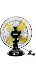 Santosh 12 Inch Tiger 300 mm Ultra High Speed 4 Blade Table Fan (Gold Blade, Pack of 1)
