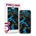 PROSKINS - Camouflage Blue 3D Textured Mobile Back Skin/Sticker Only for OnePlus 8 (Pack of 1)